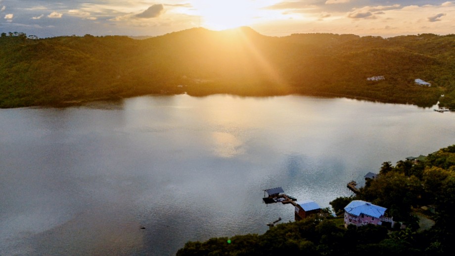 Sunset over Carib Bight