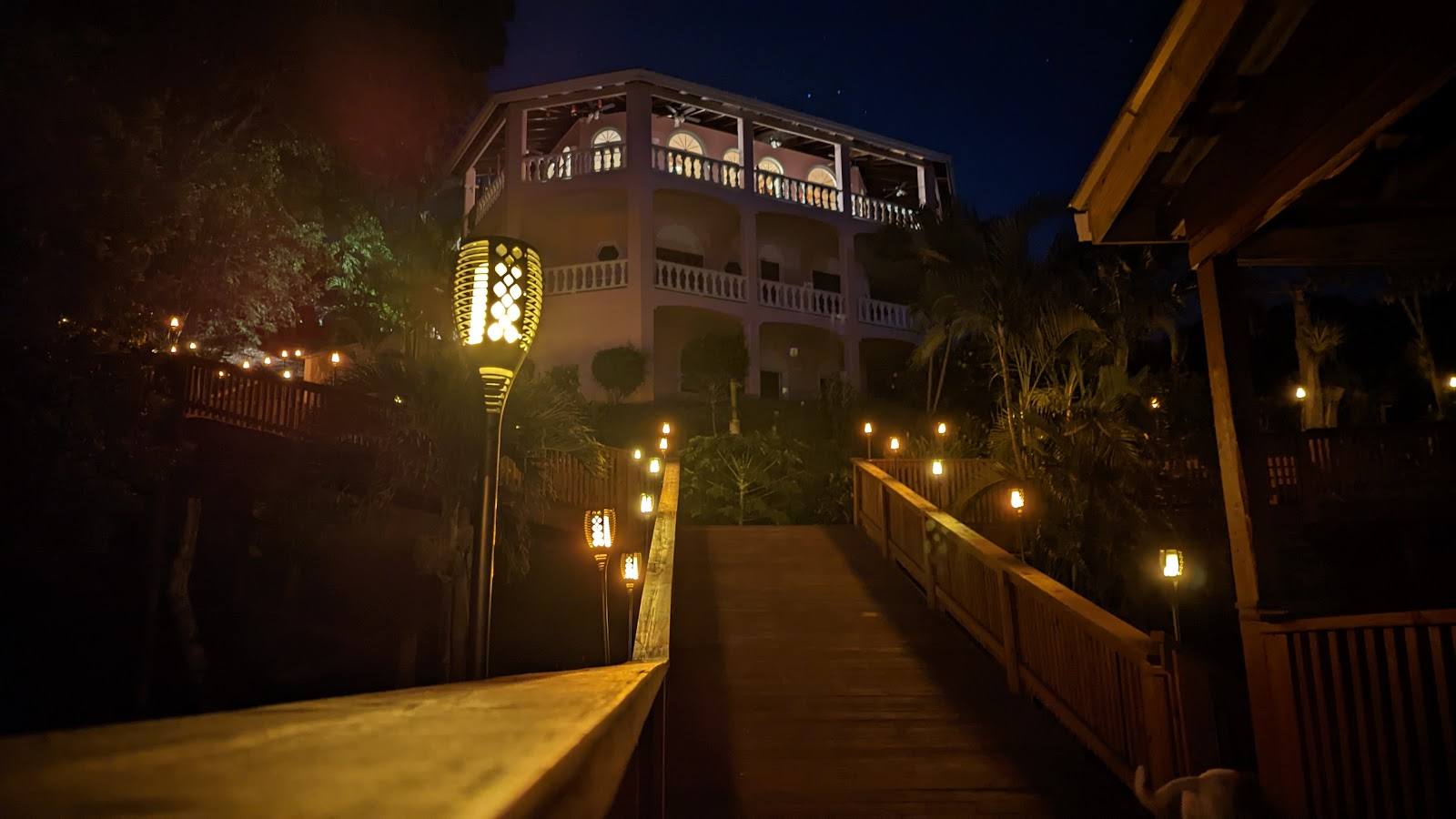 The property at night