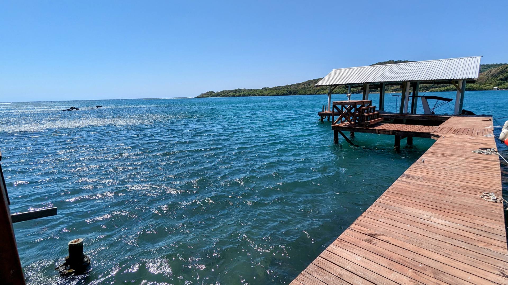 The dock