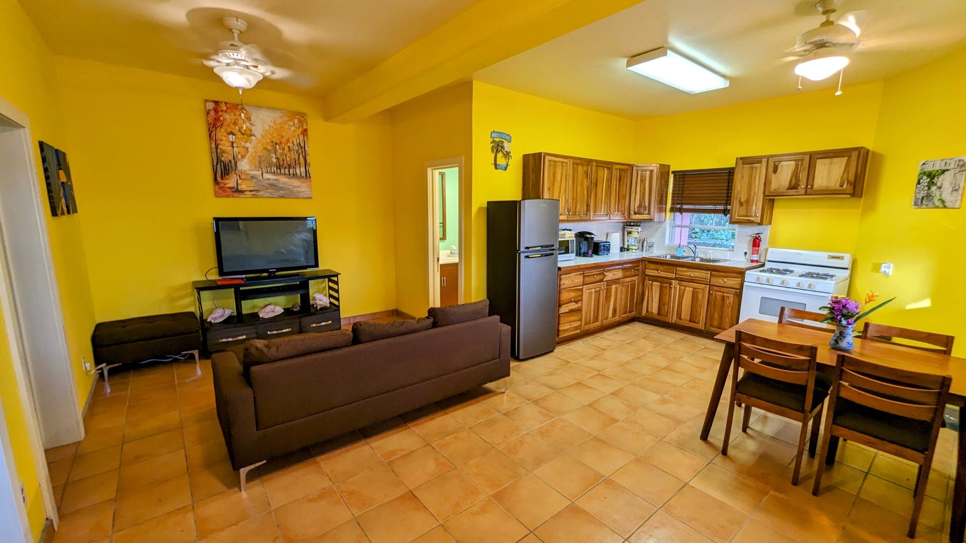 2BR Bay Suite kitchen and living area