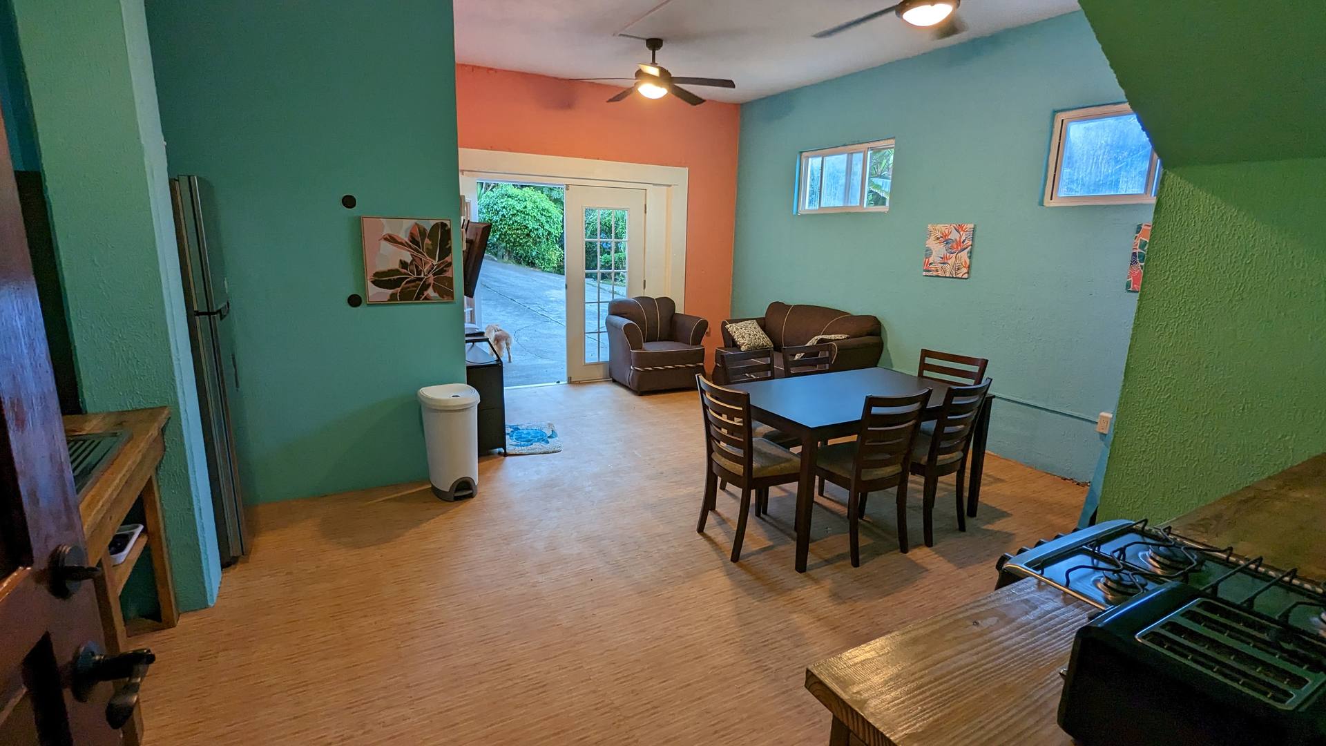 3BR Palacio Suite kitchen and family room