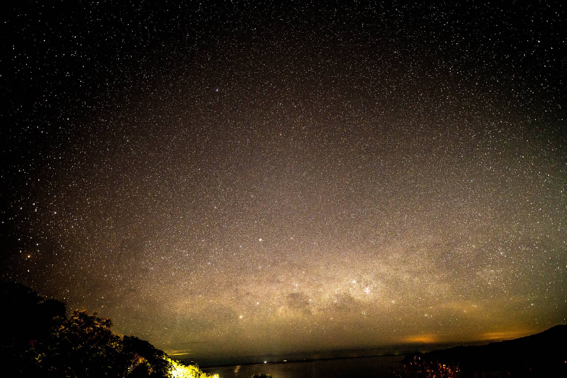 Sunset with the Southern Cross